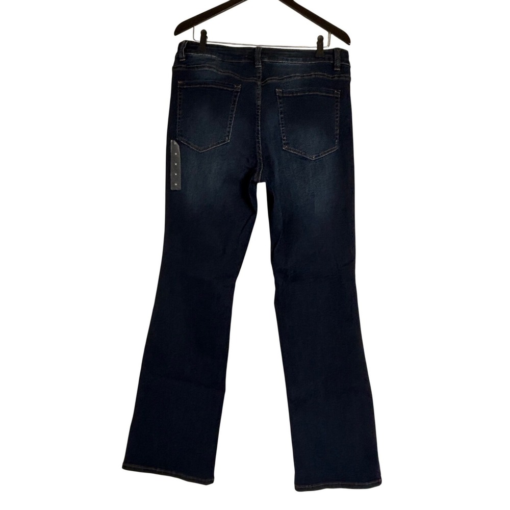 Lane Bryant Super Stretch Bootcut Jeans Dark Wash Blue Denim Plus Size 18 NWT - Picture 3 of 9